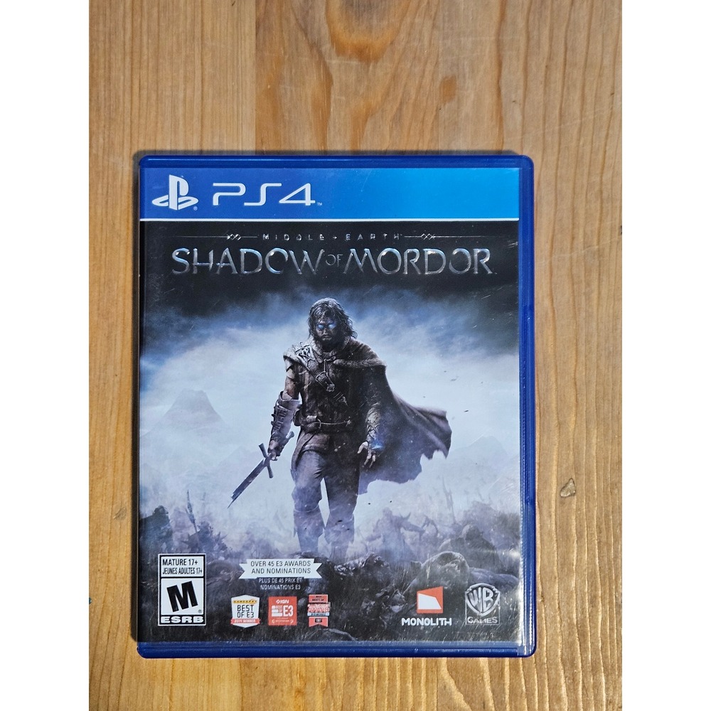 Middle-Earth Shadow of Mordor Sony PlayStation 4 PS4 Action RPG Game CIB